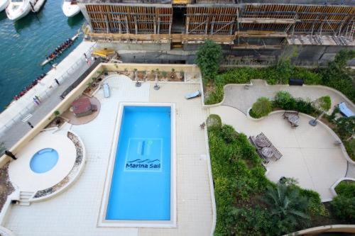 Lovely 1-Bedroom Apartment In The Heart Of Dubai Marina Exterior foto